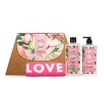 Buy Love Beauty And Planet Murumuru Butter & Rose Body Wash, Body Lotion & Tote Bag - Purplle