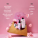 Buy Love Beauty And Planet Murumuru Butter & Rose Body Wash, Body Lotion & Tote Bag - Purplle