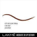 Buy Lakme Absolute 3D Lip Definer, Sepia, 1.2g - Purplle