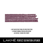 Buy Lakme Perfect Definition LipLiner, Rich Wine, 0.78 gm - Purplle