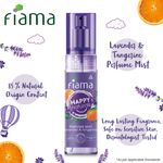 Buy Fiama Happy Naturals Perfume Mists, Lavendar & Tangerine with Floral & Citrusy Notes, 85% Natural Origin Content, Long Lasting Fragrance, 120ml Bottle - Purplle