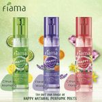 Buy Fiama Happy Naturals Perfume Mists, Lavendar & Tangerine with Floral & Citrusy Notes, 85% Natural Origin Content, Long Lasting Fragrance, 120ml Bottle - Purplle