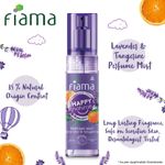Buy Fiama Happy Naturals Perfume Mists, Lavendar & Tangerine with Floral & Citrusy Notes, 85% Natural Origin Content, Long Lasting Fragrance, 120ml Bottle - Purplle