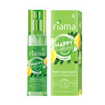 Buy Fiama Happy Naturals Perfume Mists,A Yuzu & Bergamot, 87% NaturalA Origin Content, Skin Friendly PH, Long Lasting Fragrance, 120 ml Bottle - Purplle