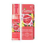 Buy Fiama Happy Naturals Perfume Mists, Plum Blossom and ylang with Floral & Woody Notes, 91% Natural Origin Content, Long Lasting Fragrance, 120ml Bottle - Purplle