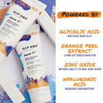 Buy HipHop Skincare Brightening Mud Mask with Glycolic Acid & Orange Peel Extract For Normal to Oily Skin | For Men & Women 100 gm - Purplle
