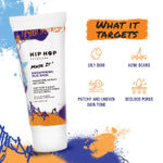 Buy HipHop Skincare Brightening Mud Mask with Glycolic Acid & Orange Peel Extract For Normal to Oily Skin | For Men & Women 100 gm - Purplle