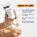 Buy HipHop Skincare Brightening Mud Mask with Glycolic Acid & Orange Peel Extract For Normal to Oily Skin | For Men & Women 100 gm - Purplle