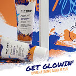 Buy HipHop Skincare Brightening Mud Mask with Glycolic Acid & Orange Peel Extract For Normal to Oily Skin | For Men & Women 100 gm - Purplle