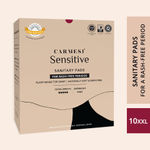 Buy Carmesi Sensitive - Sanitary Pads for Rash-Free Periods (10 XXL) - Purplle