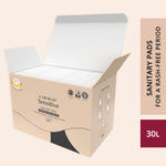 Buy Carmesi Sensitive - Sanitary Pads for Rash-Free Periods (30 Large) - Purplle