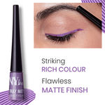 Buy NY Bae Truly Matte Liquid Eyeliner| Quick Dry | Waterproof | Long Lasting | Smudgeproof Eye Makeup | Lucky Lilac (4.5ml) - Purplle