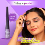 Buy NY Bae Truly Matte Liquid Eyeliner - Lucky Lilac (4.5 ml) | Colored Eyeliner | Waterproof | Long Lasting | Smudgeproof | Quick Dry | Eye Makeup - Purplle