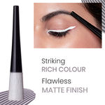 Buy NY Bae Truly Matte Liquid Eyeliner | Quick Dry | Waterproof | Long Lasting | Smudgeproof Eye Makeup | Worth It White 09 (4.5 ml) - Purplle