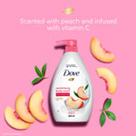 Buy Dove Revitalizing Body wash with scented Peach and Vitamin C (800 ml) - Purplle
