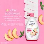 Buy Dove Revitalizing Body wash with scented Peach and Vitamin C (800 ml) - Purplle