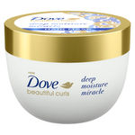 Buy Dove Beautiful Curls Deep Moisture Miracle Hair Mask, Sulphate Free, No Parabens & Dyes, Mask for Curly Hair, With Tri-Moisture Essence for smooth, shiny, bouncy curls (300 ml) - Purplle