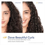 Buy Dove Beautiful Curls Deep Moisture Miracle Hair Mask, Sulphate Free, No Parabens & Dyes, Mask for Curly Hair, With Tri-Moisture Essence for smooth, shiny, bouncy curls (300 ml) - Purplle