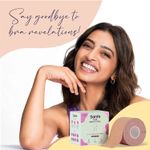 Buy Sanfe flix breast lifter roll  | Flix Body Shaper | Flix Cotton Nipple Covers | Long-Lasting Adhesive | Comfortable & Discreet | Waterproof | Go Braless, Strapless & Backless 1 Unit - 1 Unit - Purplle