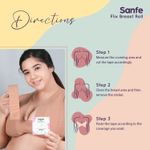 Buy Sanfe flix breast lifter roll  | Flix Body Shaper | Flix Cotton Nipple Covers | Long-Lasting Adhesive | Comfortable & Discreet | Waterproof | Go Braless, Strapless & Backless 1 Unit - 1 Unit - Purplle