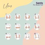 Buy Sanfe flix breast lifter roll  | Flix Body Shaper | Flix Cotton Nipple Covers | Long-Lasting Adhesive | Comfortable & Discreet | Waterproof | Go Braless, Strapless & Backless 1 Unit - 1 Unit - Purplle
