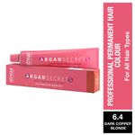 Buy Streax Professional Argan Secret Hair Colourant Cream - Dark Copper Blonde 6.4 (60 g) - Purplle