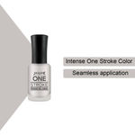 Buy Jaquline USA One Stroke Premium Nail Enamel Silver Sand # J01 8ML - Purplle