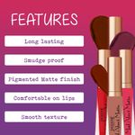 Buy Jaquline USA Mad About Matte Liquid Lipstick Hot Chocolate 6.5ml - Purplle