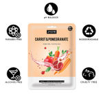 Buy Jaquline USA Carrot & Pomegranate Sheet Mask - Purplle