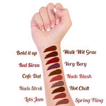 Buy Jaquline USA Mad About Matte Liquid Lipstick SPRING FLING 6.5ml - Purplle