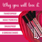 Buy Jaquline USA Stay With Me Liquid Lipstick Gossip Gal 3 ml - Purplle