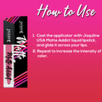 Buy Jaquline USA Matte Addict Matte Liquid Lipstick Cosmopolitan 10 - Purplle