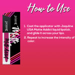 Buy Jaquline USA Matte Addict Matte Liquid Lipstick KnockOut 12 - Purplle