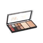 Buy Half N Half 10 in 1 Eyeshadow & Highlighter Makeup Kit, 23 gm - Purplle