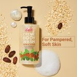 Buy Iba Oatmeal & Shea Creme Body Wash, 320 ml l No Parabens No Sulfates l For Softer, Smoother, Nourished Skin - Purplle