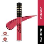 Buy Iba Maxx Matte Liquid Lipstick Shade - Pink Diva, 2.6 ml | Transfer proof | Velvet Matte Finish | Highly Pigmented and Long Lasting | Full Coverage | Non-Drying| 100% Vegan & Cruelty Free - Purplle