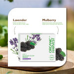 Buy Organic Harvest 4 In 1 Diamond Glow Facial Kit: Mulberry & Lavender | 6-step Instant Glow Combo | For Women & Men | 100% American Certified Organic | Paraben & Sulphate-free-48gm(Pack of 4) - Purplle