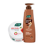 Buy Joy Cocoa Rich Intense Nourishing Body Lotion 400ml & Skin Fruits Skin Cream 500ml - Purplle