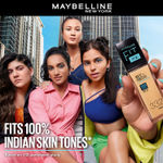 Buy Maybelline New York Fit Me Matte+Poreless Liquid Foundation 123 - Soft Nude | Matte Finish with 16 HR Oil Control + SPF 22 30 ml - Purplle