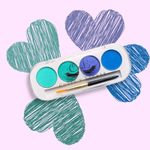 Buy Cuffs N Lashes Handy-Dandy Eyeshadow Palette, Buff N Blue - Purplle