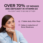 Buy Saturn by GHC Vitamin D3 Tablets for Calcium Absorption, Bone Health, Muscle Strength & Immunity , 60 Tablets - Purplle