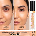 Buy Good Vibes HydraGlow Liquid Concealer - Vanilla 30 (4.8 ml) - Purplle