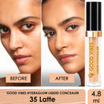 Buy Good Vibes HydraGlow Liquid Concealer -Latte 35 (4.8 ml) - Purplle