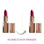 Buy PRAUSH BEAUTY (Formerly Plume) Plush Matte Lipstick - Happy Hour - Purplle