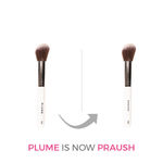 Buy Praush (Formerly Plume) Professional Angled Blush Brush - P02 - Purplle