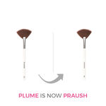 Buy Praush (Formerly Plume) Professional Highlighter Fan Brush - P06 - Purplle