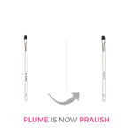 Buy Praush (Formerly Plume) Flat Synthetic Cut Crease Eye Brush - P11 - Purplle