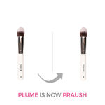 Buy Praush (Formerly Plume) P20 - Professional Dense Tapered Concealer Foundation Brush - Purplle