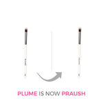 Buy Praush (Formerly Plume) Fluffy Eyeshadow Blending Brush Medium - P22 - Purplle