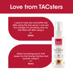 Buy TAC - The Ayurveda Co. Hibiscus Hair Serum with Moringa & Brahmi for Dry, Dull & Rough Hair, 50ml - Purplle